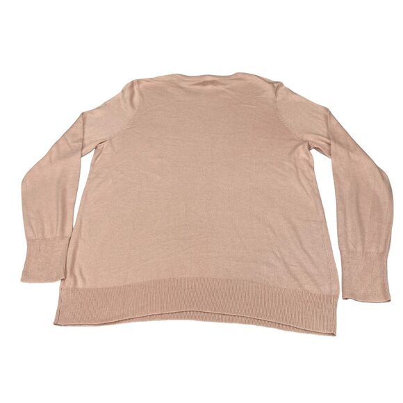 A New Day Sweater Women 2XL Pink Knitted Nylon Long Sleeve Pullover - Picture 13 of 14